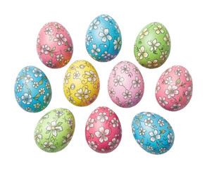 Easter egg decorating event home festive isolated on transparent background