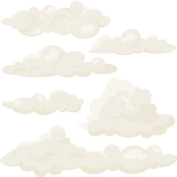sey of cumulus clouds