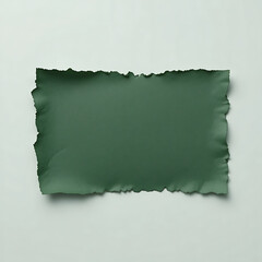 A textured green torn paper background featuring aged parchment edges and a vintage grunge design on a blank antique sheet