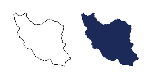 Obraz premium Two contiguous shapes