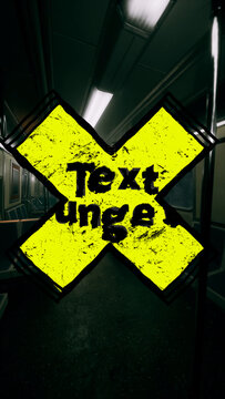 Text Grunge Transition 04 Vertical