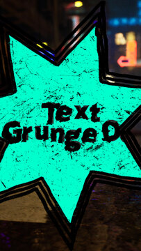 Text Grunge Transition 06 Vertical