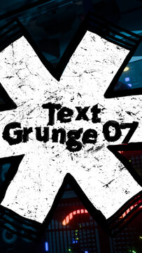 Text Grunge Transition 07 Vertical
