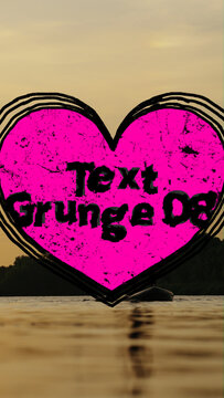 Text Grunge Transition 08 Vertical