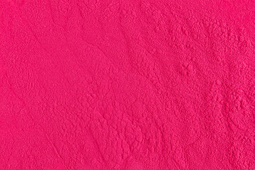 Beautiful wavy cosmetic background of bright pink, crimson blush. background space for text. layout for design and advertising of decorative cosmetics
