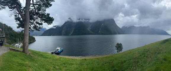 norway-fjord-wide-panorama-tree-shore