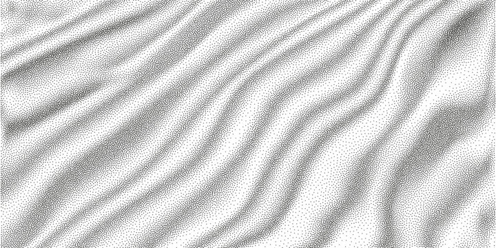 Waves of onyx powder. Vector wavy sand texture. Grain surface splashes of sugar or salt. Abstract traces of spots or dot particles. Grungy fluid signs. Dirty dust noise composition texture