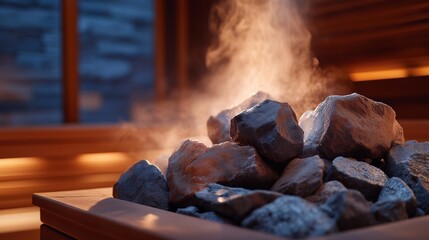 Using the concept of pouring water into hot stone in sauna emphasizes the importance of steam in relaxation techniques, making it an effective tool for wellness blogs focused on healthy living and