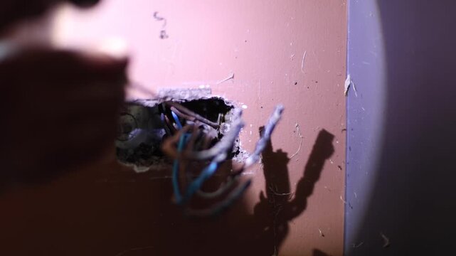 Check the electrical outlet covers to inspect for termite, check abnormal of electrical system