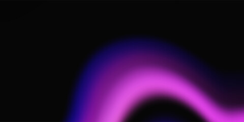 Purple black grainy color gradient background glowing soft noise texture cover header poster banner design. Beautiful color holographic gradient background with noise. Nostalgia, vintage, retro