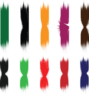 Colorful chromosome illustrations