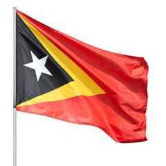 Flag of Timor-Leste Isolated on transparent or white background