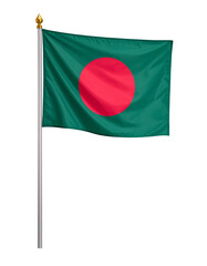 National flag Bangladesh Isolated on transparent or white background