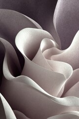Obraz premium Soft Textured Swirls of Gray and White Against a Dark Background Creating an Ethereal Atmosphere