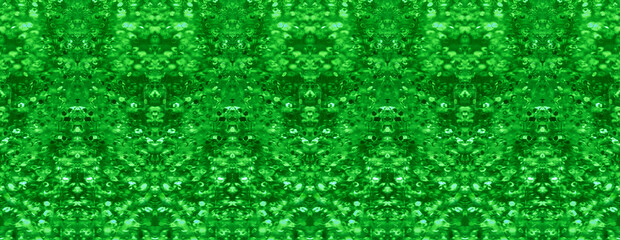 a close-up of a green liquid and reflective glitter, The glitter swirls and bounces, creating a relaxing and mesmerizing light show