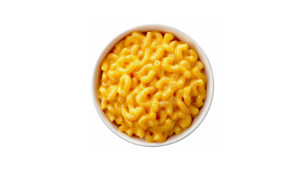 A comforting bowl of creamy macaroni and cheese, a classic comfort food delight