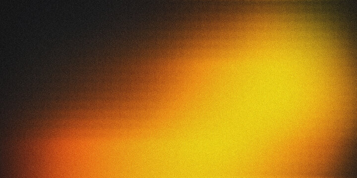 Warm abstract background with a golden yellow light flare and a heavy grain texture, creating a vintage, atmospheric, and cinematic effect for a retro or moody design project.