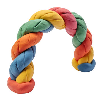 poly rope handle from clay