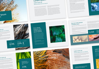 Fresh and Organic Digital Report Presentation