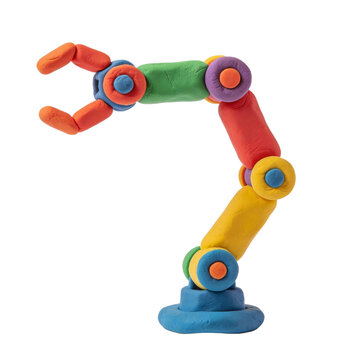 reaction arm from clay