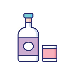 Scotch  vector icon