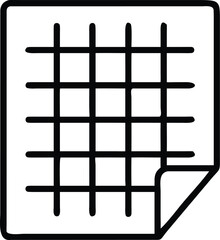 Minimalist business design featuring a black and white paper clip vector illustration with metal pattern elements and kanji calligraphy symbols.