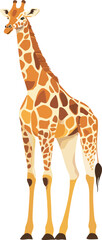 Giraffe Vector Side View