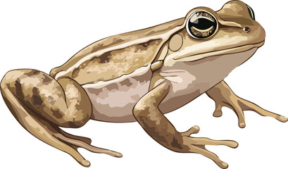 Frog Vector Side View Reptile
