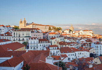 view of Lisbon from above