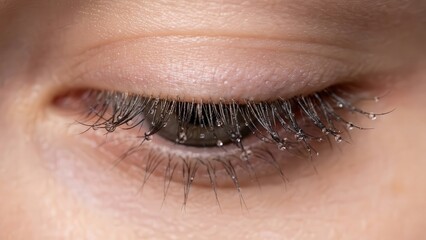 Close-up of Eyelash Detail