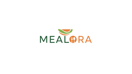 Fototapeta premium Mealora Logo Design with Bowl Element.