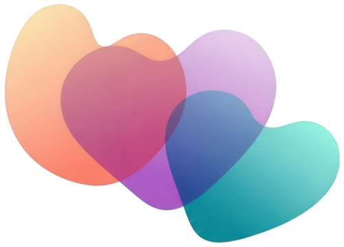 Soft shape png Abstract blob cutout Gradient form png Organic design cutout Translucent element png Colorful heart cutout Fluid pattern png isolated transparent background image - Powered by Adobe