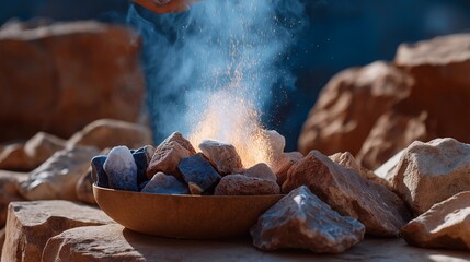Using the concept of pouring water into hot stone in sauna emphasizes the importance of steam in relaxation techniques, making it an effective tool for wellness blogs focused on healthy living and
