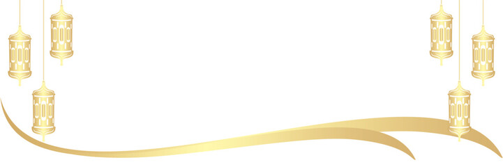 Line illustration background for Ramadan kareem