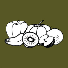 bundle of 6 8 unique black fill silhouette designs 8 isolated on white background