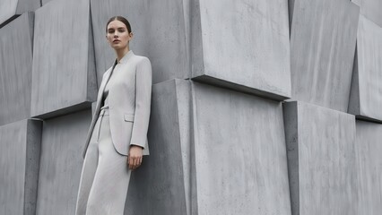 Modern Minimalist Architecture with Concrete Design