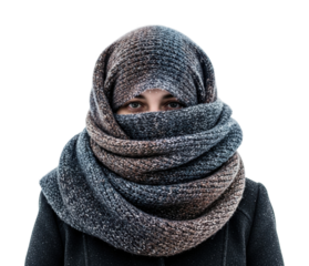 Cultural fashion showcase urban portrait modern environment isolated on transparent background