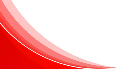 red and white business wave banner background. overlapping vector waves background. vector illustration