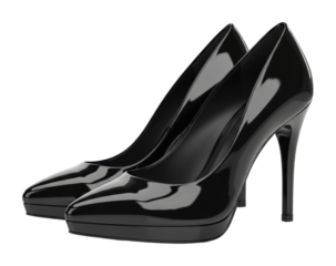 Elegant high heel shoes fashion boutique product stylish isolated on transparent background