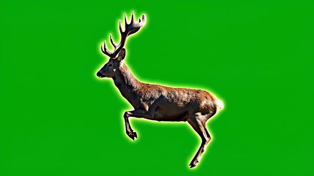 Majestic Stag in Motion A Stunning 4K Video of Wildlife in its Natural Habitat