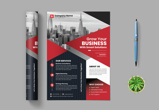 Corporate Business Flyer Layout