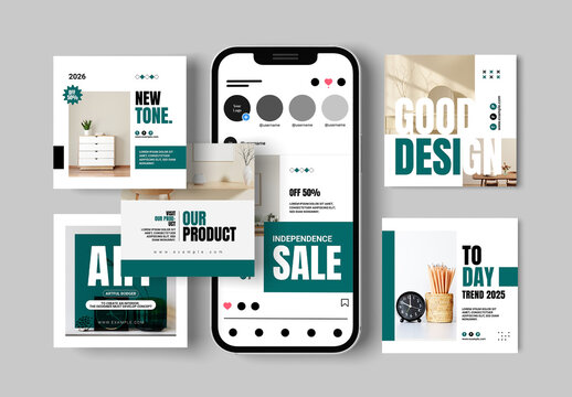 Furniture and Interior Design Social Media Post