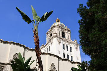 Beverly Hills City Hall at 455 N Rexford Dr, Beverly Hills &ndash; California