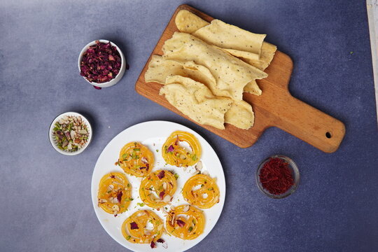 Jalebi fafda is a classic Gujarati food combination featuring crispy gram-flour fafda served with sweet, syrup-soaked jalebi. Popular as a festive breakfast and street food, especially during celebrat