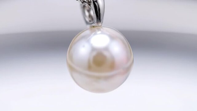Elegant Pearl Pendant Displayed with Shine and Luxurious Details