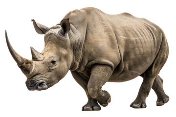 Obraz premium Rhino isolated on transparent background