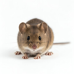 Common vole standing in grassland
