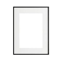 Picture frame mockup for photo display and home decor, isolated on white background