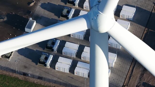 Aerial Battery Energy Storage at Wind Park
