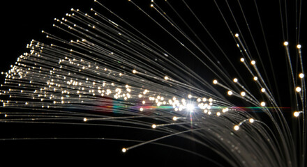 digital waveform lines forming smooth waves, glowing gradients of purple and blue